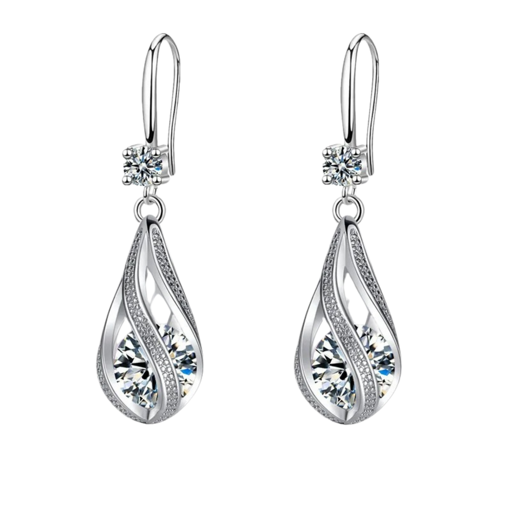 (b) Boucle d'oreille Liora White