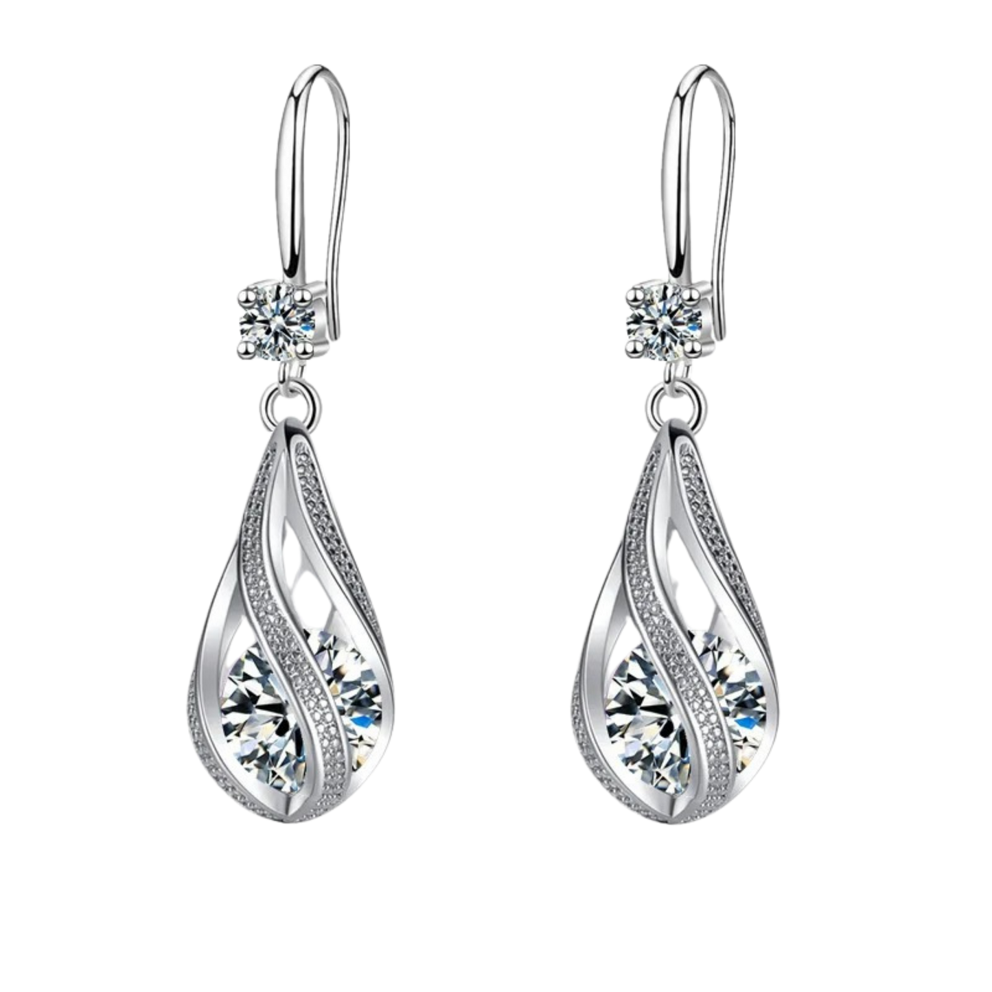 (b) Boucle d'oreille Liora White