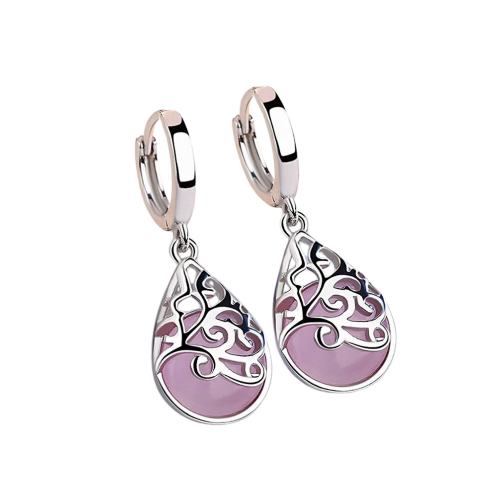 (b) Boucle d'oreille Soraya Pink