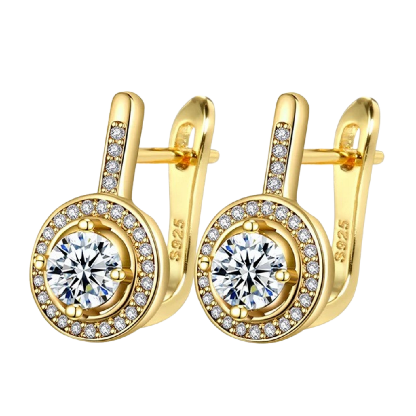 (b) Boucle d'oreille Talia Gold