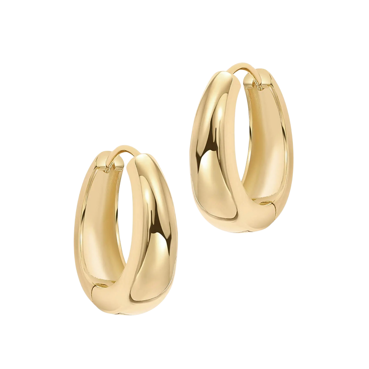 (b) Boucle d'oreille Mira Gold