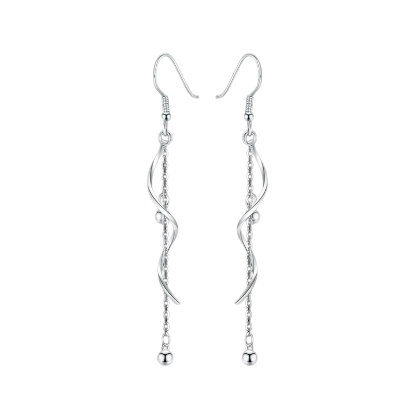 (b) Boucle d'oreille Astra Silver