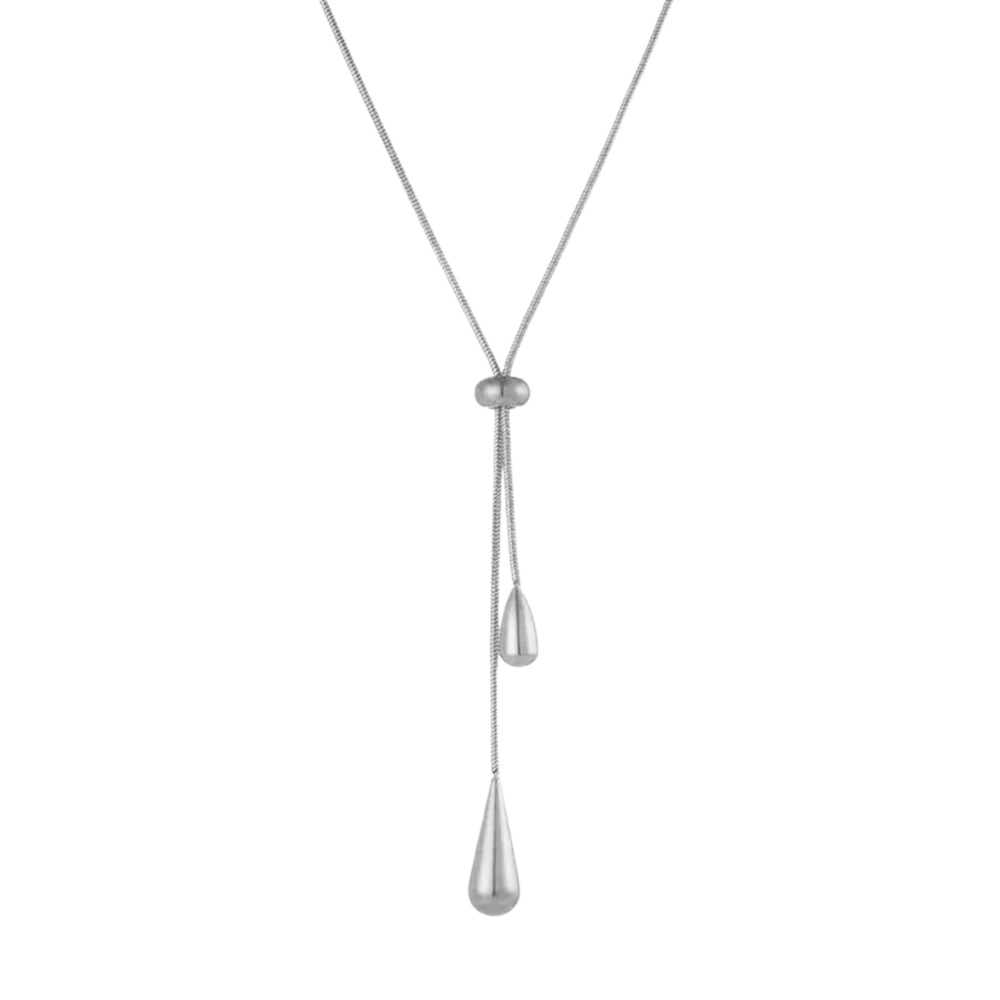 (b) Collier Liane Silver