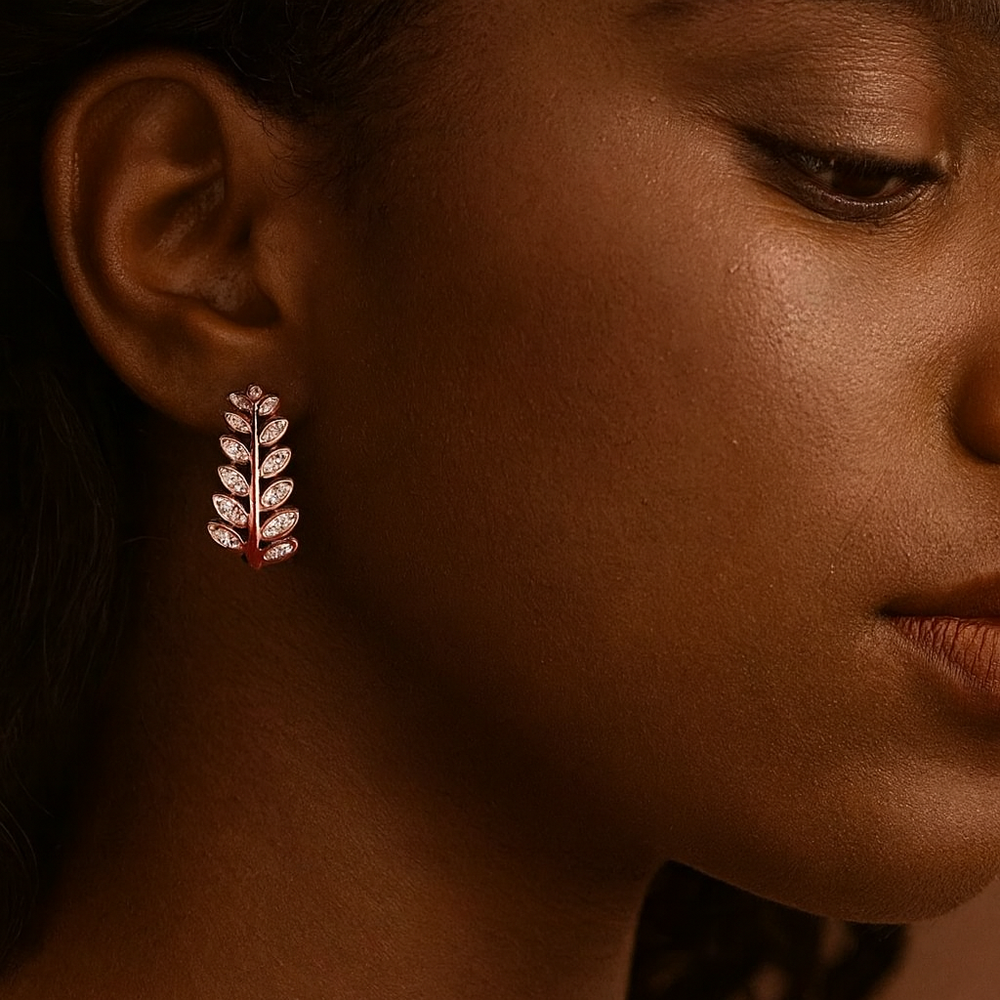 
                      
                        (b) Boucle d'oreille Naya Rose gold
                      
                    