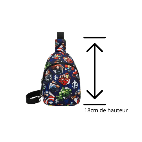 Mini Sac Avengers Blue (18cm)
