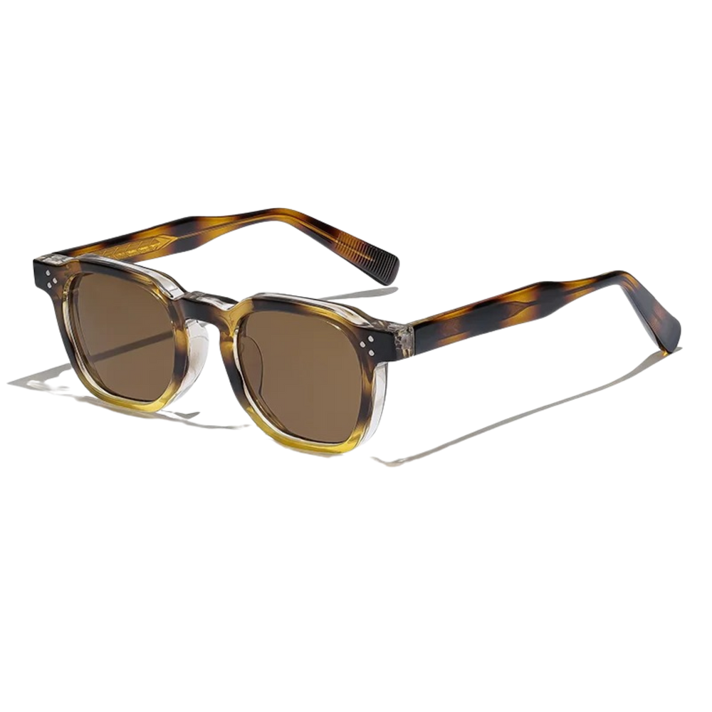(L) Aris Sunglasses Brown Mix