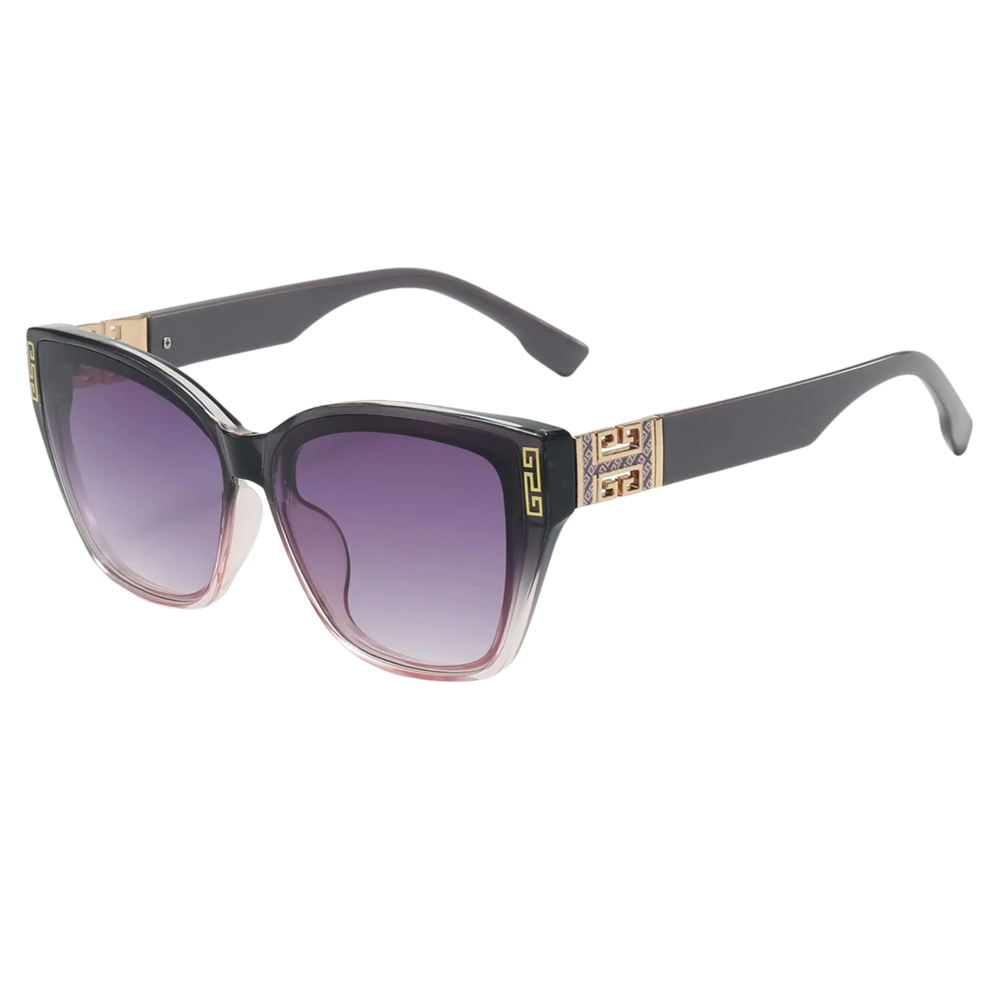 (L) Palma Sunglasses Half Purple