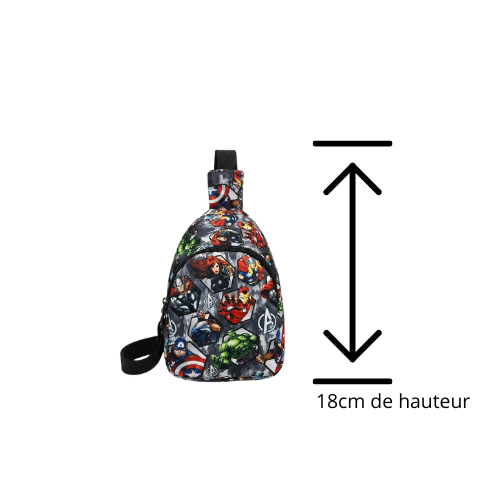 Mini Sac Avengers Gray (18cm)