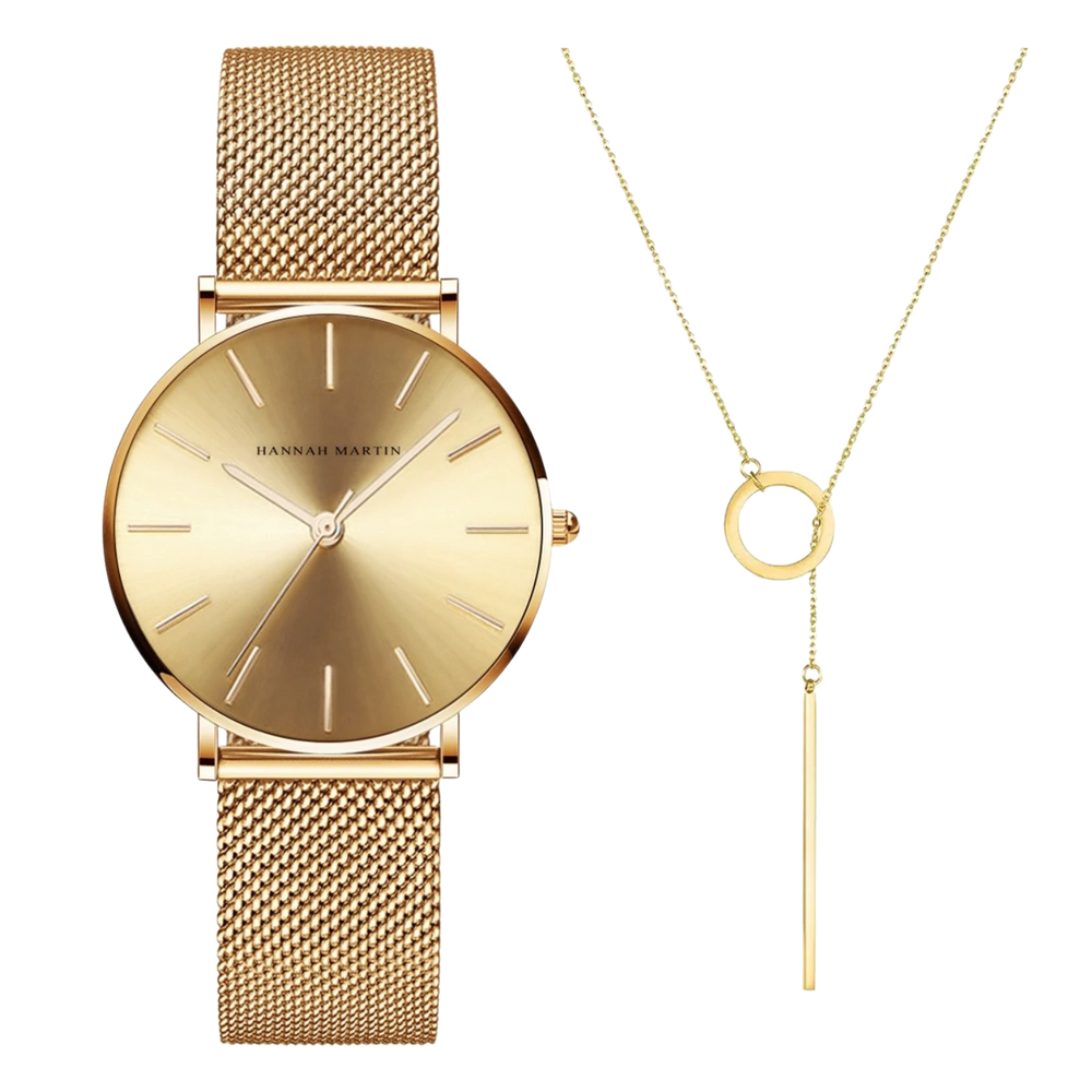 Colombe + Collier Sanna Gold