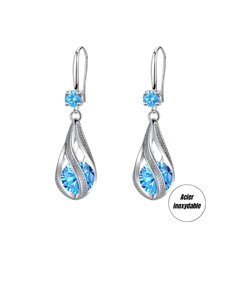 (b) Boucle d'oreille Liora Purple