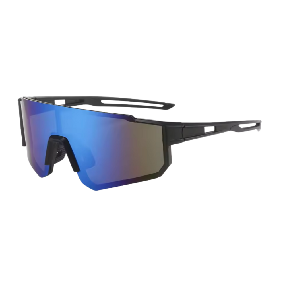 (L) Raindow Black Blue Sunglasses