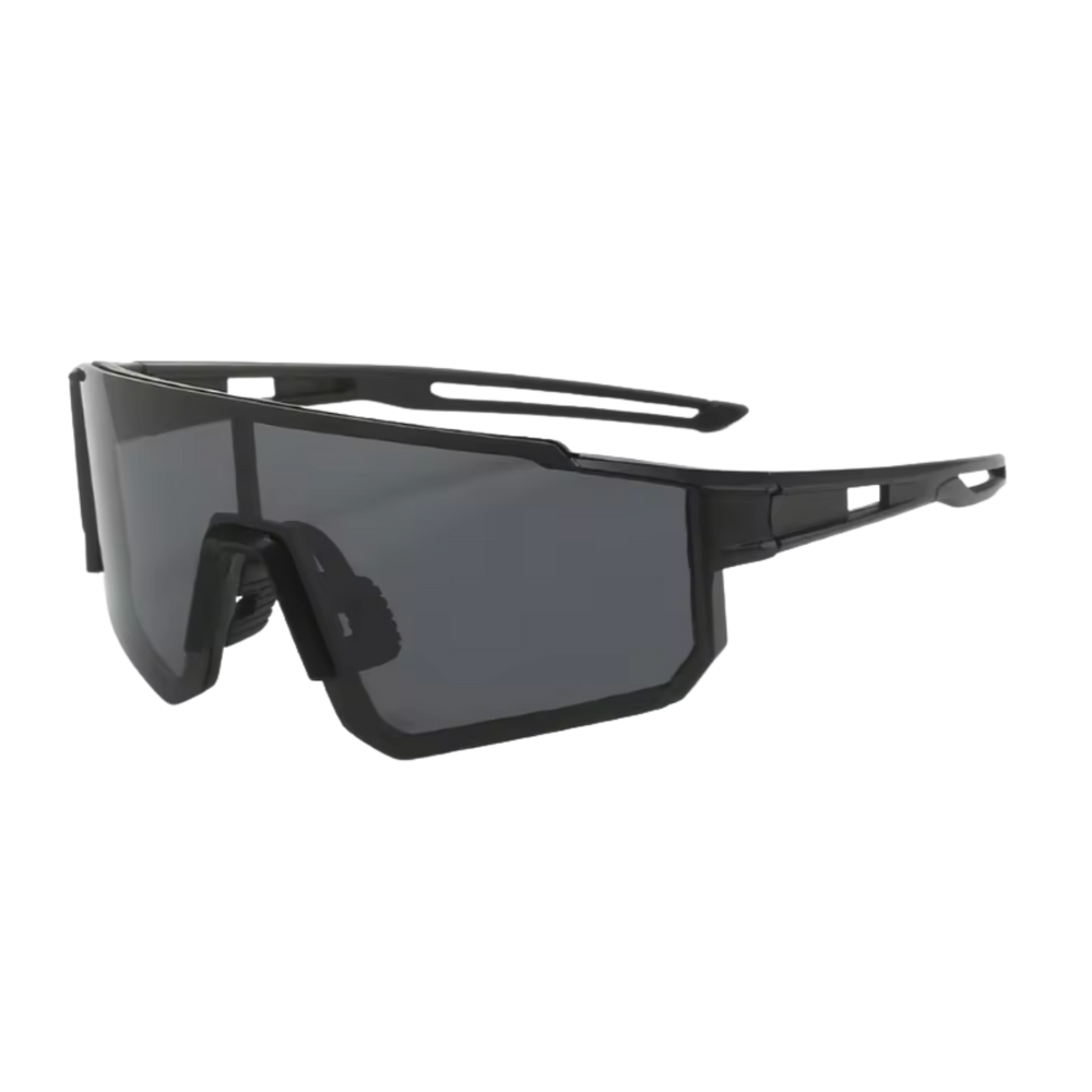 (L) Raindow All Black Sunglasses