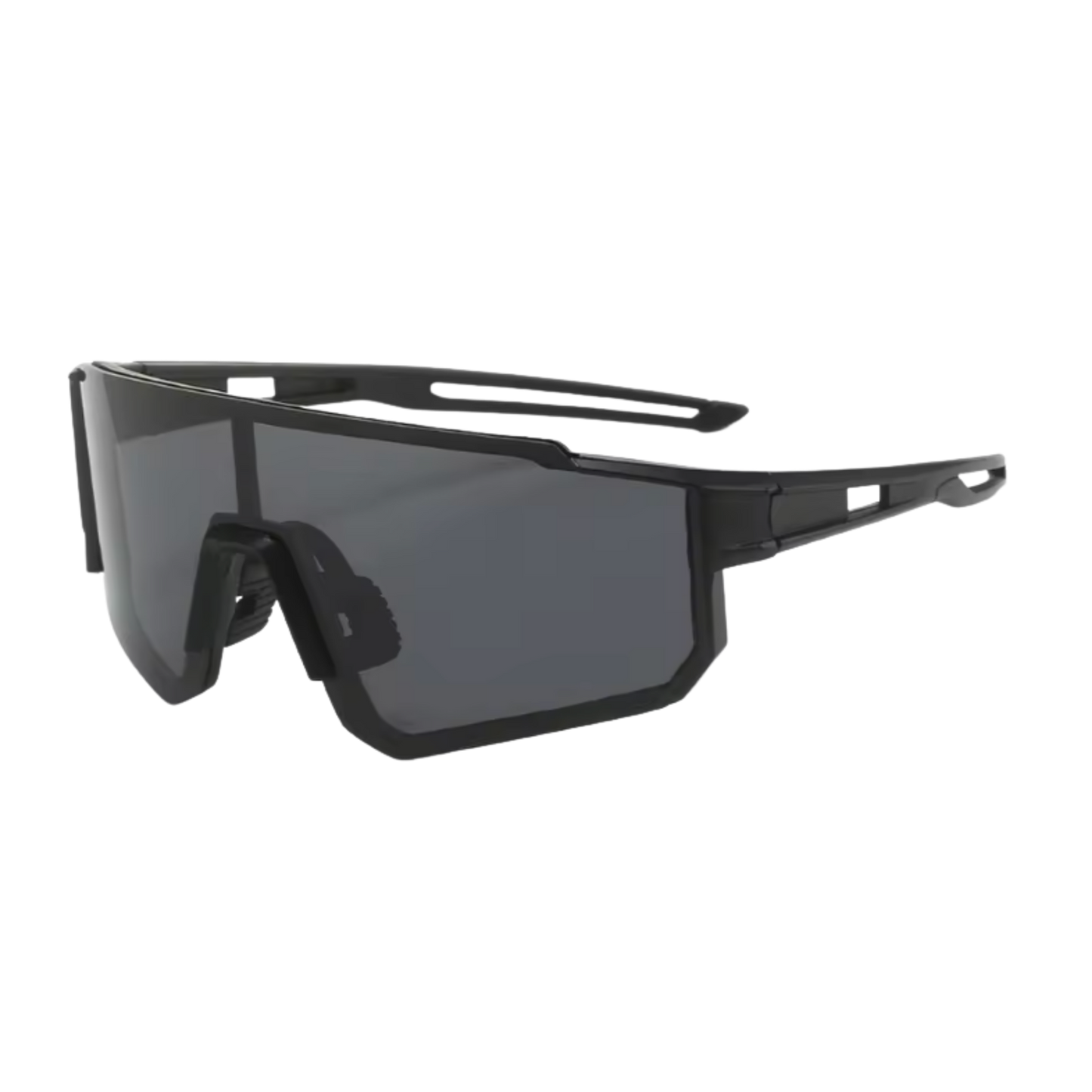 (L) Raindow All Black Sunglasses