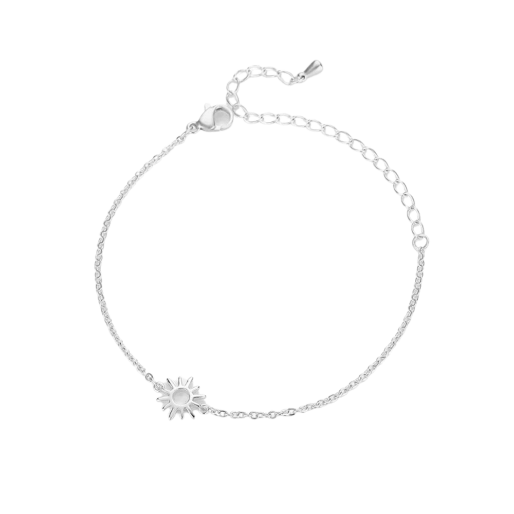(b) Bracelet Sun silver