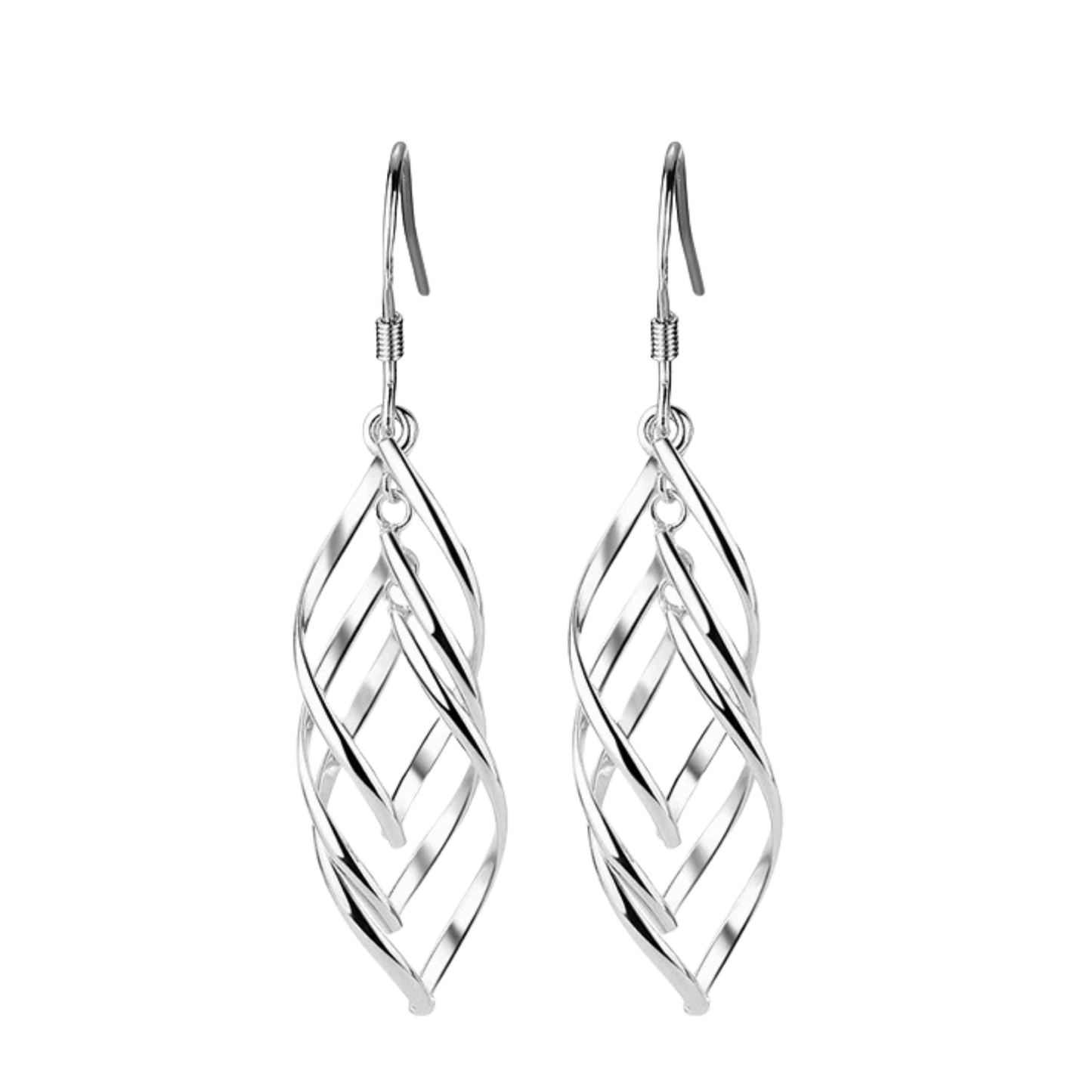 (b) Boucle d'oreille Fiora Silver