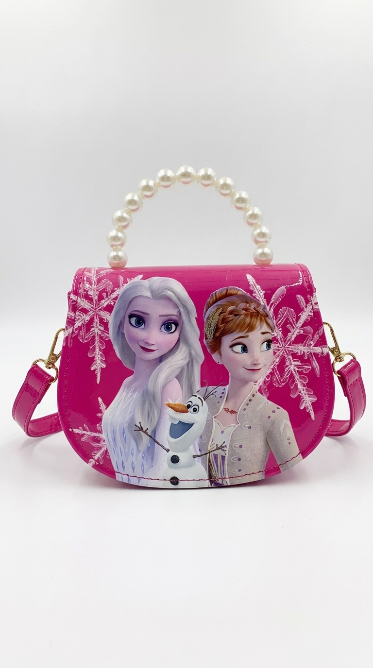 Sac Elsa&Anna Dark Pink